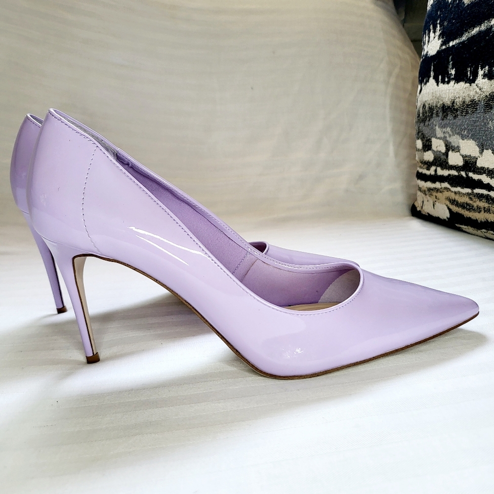 Jessica Simpson Womens Setria Patent Slip-On Pumps 10M - Picture 2 of 9